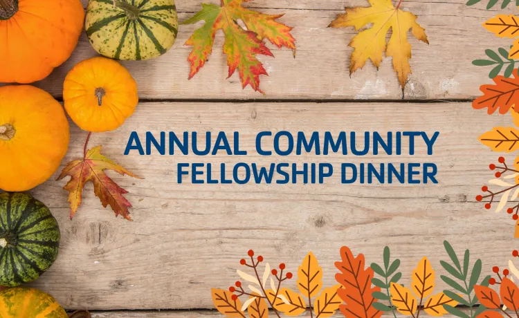 Community Fellowship Dinner at Keith Family Y - Fall, leaves, pumpkins Event Image