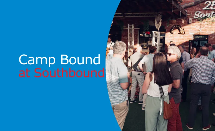 Camp Bound at Southbound - 2026 Web Event Graphic