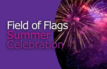 Field of Flags Summer Celebration - July 3 Web Event Graphic