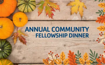Community Fellowship Dinner at Keith Family Y - Fall, leaves, pumpkins Event Image